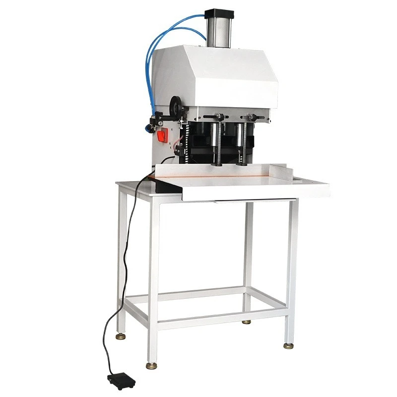 

DK-QD2 High Speed Pneumatic Double Head Tote Bag Industrial Grade Paper Punch Vertical