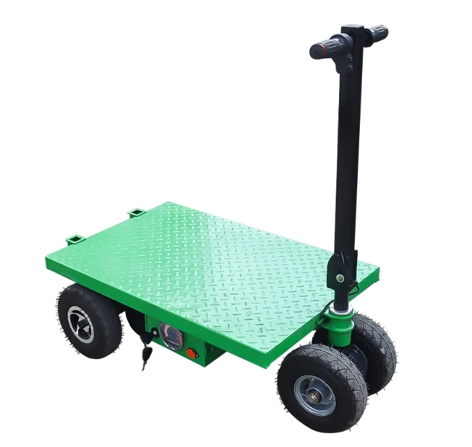 

Portable Flatbed Truck for Construction Site Decoration and Pulling Goods1PC 900w Electric Folding Trolley