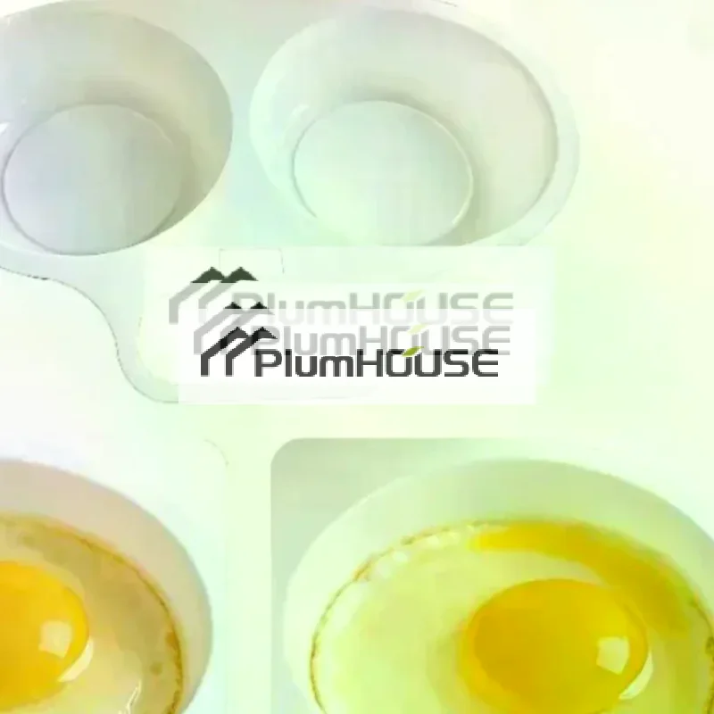 Food Grade Plastic Microwave Egg Cooker Heat Resistant Kitchen Egg Fryer Easy Clean Portable Steamed Egg Box