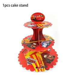 1set/lot Racing Car McQueen Theme Cake Stand Decorations Kids Girls Birthday Events Party Supplies Baby Shower Gift Cake Holder