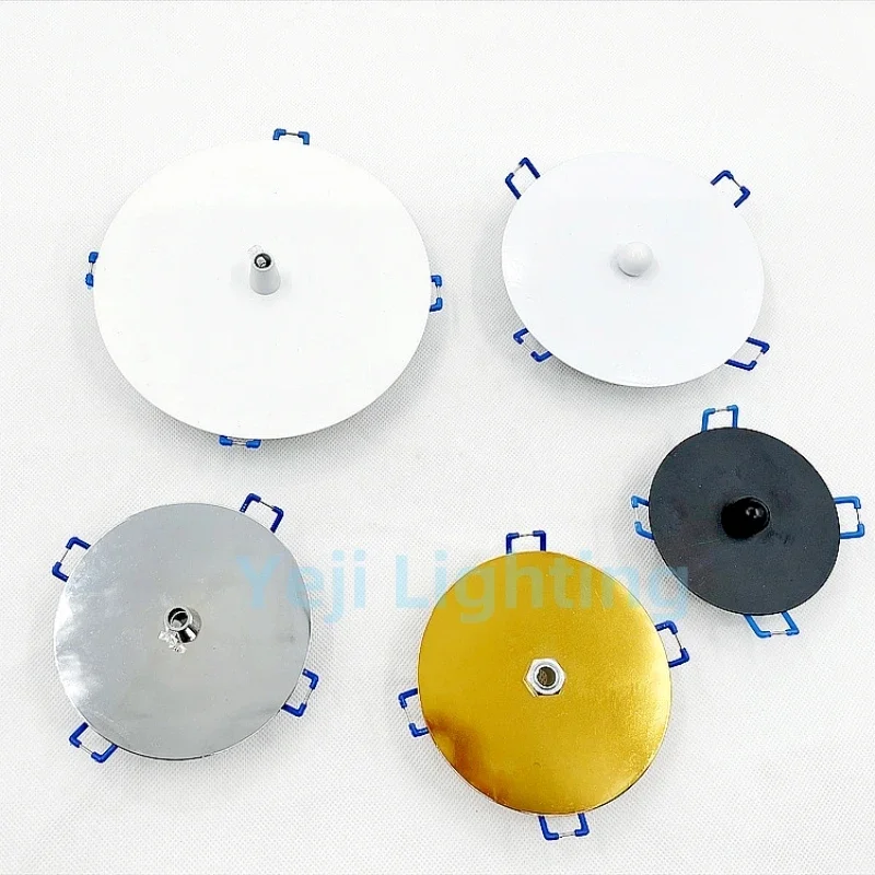 Imagem -01 - Base de Lâmpada Circular para Uso Doméstico Placa Metálica Embutida Rosa Ferro Chassi Mola Cruz Moderno base de lampada circular para uso domestico placa metalica embutida rosa ferro chassi mola cruz moderno 01