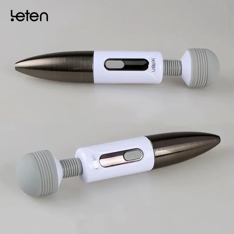 Leten AV Magic Wand Massager Huge Head Vibrator for Female Masturbation Orgasm Nipple Clitoris Stimulator Sex Toys for Woman