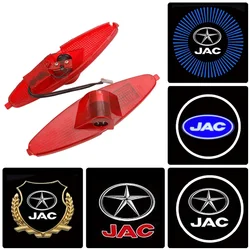 2pcs Car Door Welcome Lamp LED Project Ghost Logo Lights for JAC Badge S3 S5 A30 iEV4 A13RS RS M2 T6 A13 2013 2014 Accessories