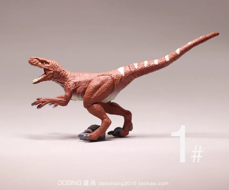 Japanese Genuine Jurassic Dinosaur Model Desktop Ornaments Small Simulated Animals Dinosaurs Velociraptors Hand-made Toys