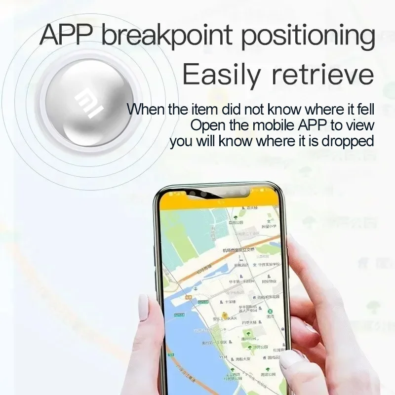 Xiaomi Mini Smart GPS Finder Children Pet Wallet GPS Location Tracker Anti-lost Device Bluetooth Mini Portable Tracking Locator