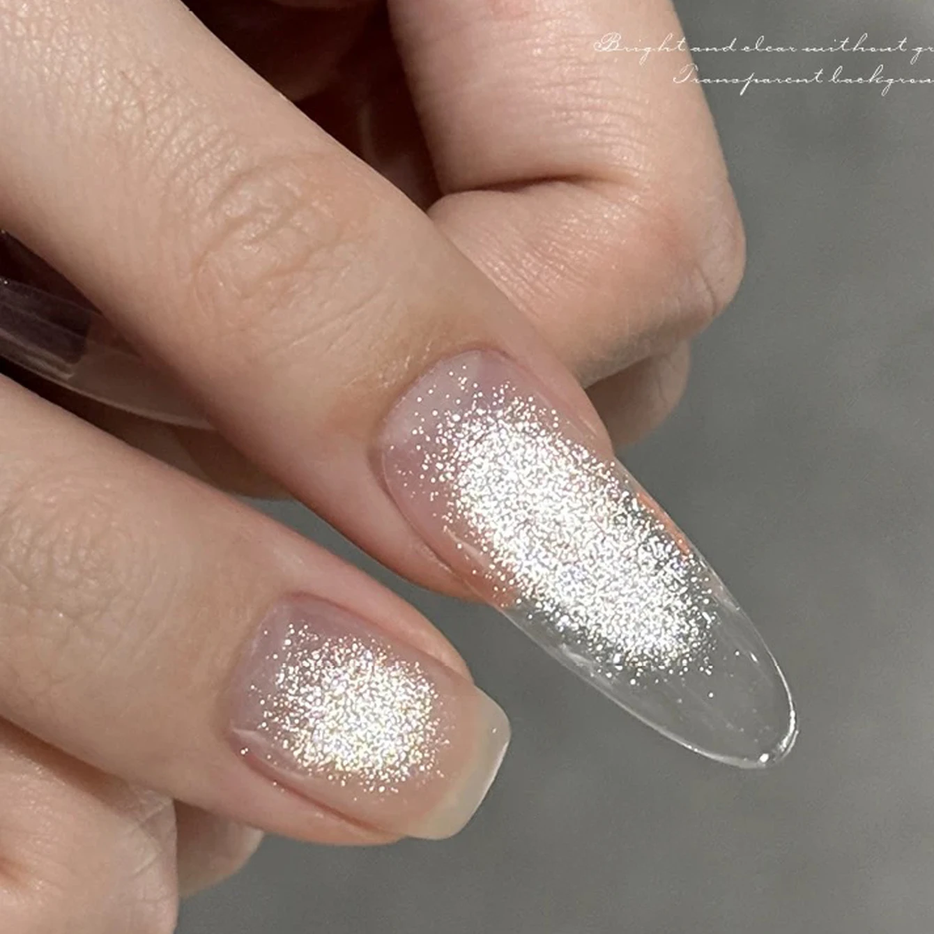 1-12 Stück WS Hot Style Nicht-Grau Universal White Cat Eye Gel Nagellack Super Flash White Glass Bead Nail Art Nail Suppies – Detail 4