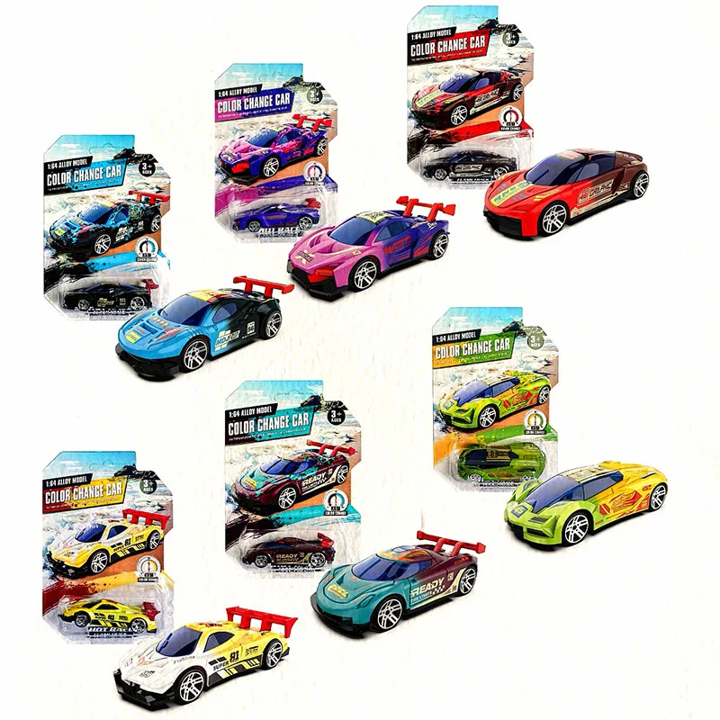 

Модель автомобиля из сплава 1:64, чувствительная к температуре, меняющая цвет, гоночный автомобиль, устойчивый к ударам, гусеничный автомобиль, модель автомобиля для мальчиков, игрушка