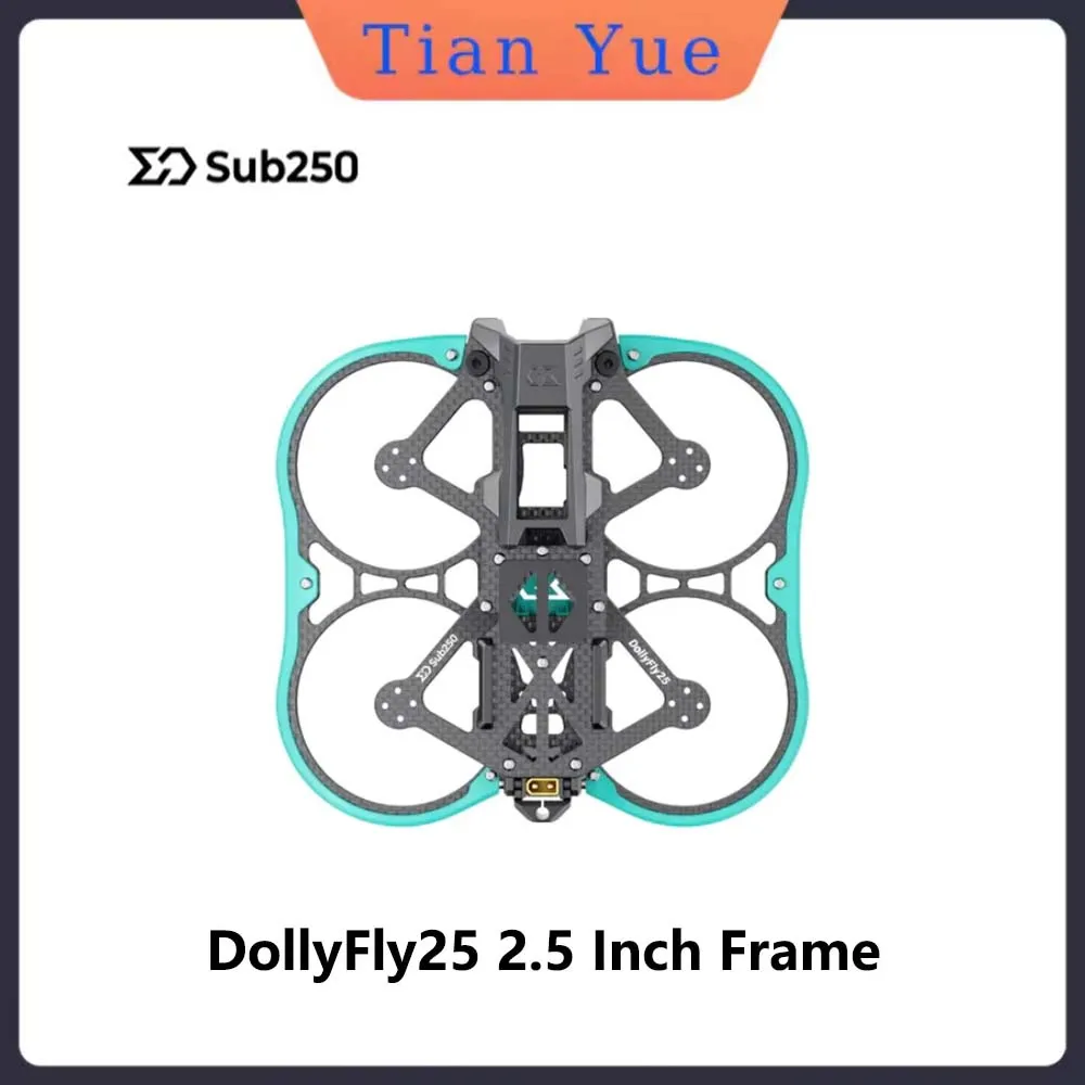 

Sub250 DollyFly25 Frame Kit & Parts Accessory Base Quadcopter FPV Freestyle RC Racing Drone EasyInstallation Precise Fit