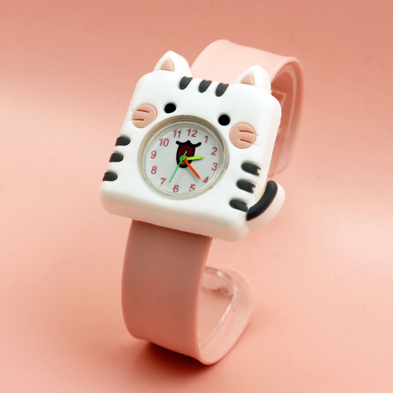 Orologio da regalo in silicone per cartoni animati per ragazzi e ragazze Orologio da polso per bambini carino colorato adorabile Orologio per bambini