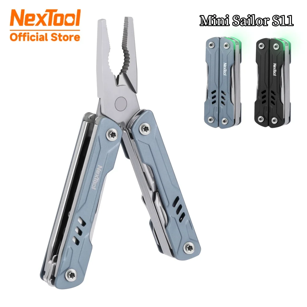 NexTool S11 12-in-1 Mini Sailor Pliers Multifunctional Folding Tool Screwdriver Portable EDC Outdoor Disaster Relief Tool Set