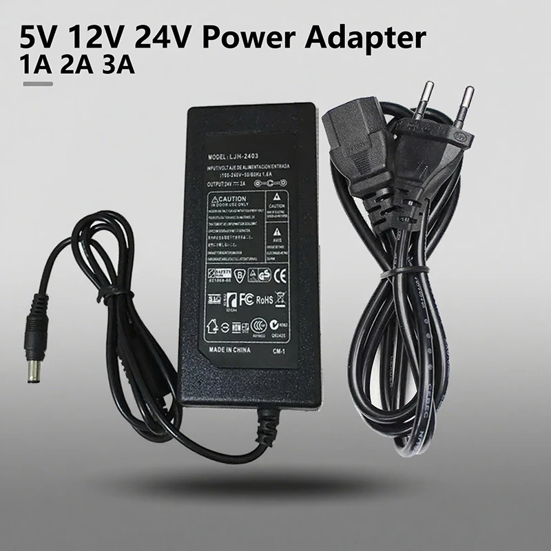Power Supply AC 220V 110V TO DC 12V 24V 5V Power Supply Adapter 1A 2A 3A Transformer AC 220 110 V TO DC 5 12 24 V For LED Light