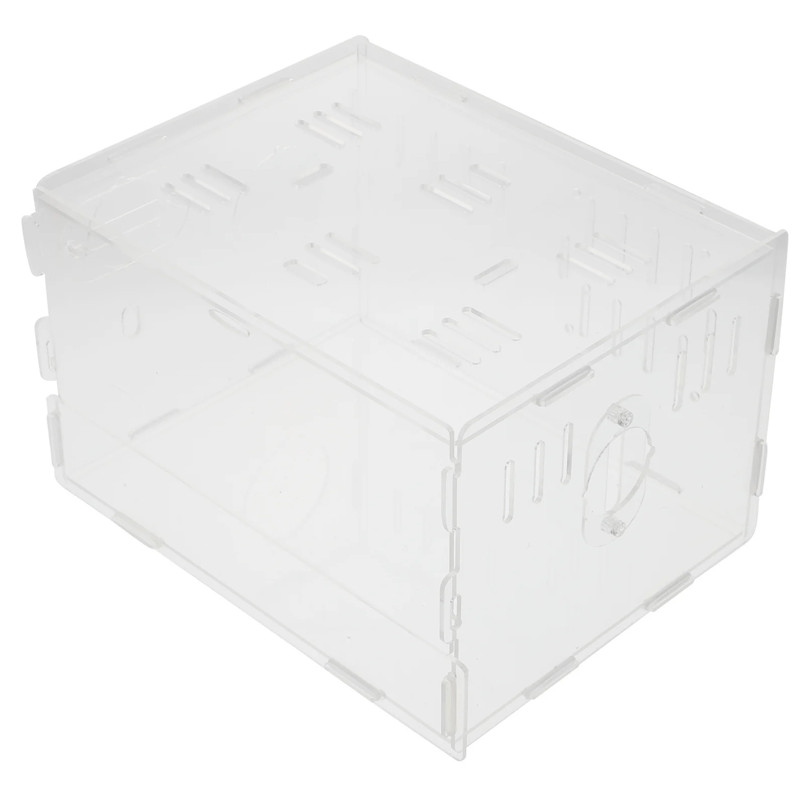 

1Pcs Acrylic Clear Hamster Cage Premium Material Durable Small Pet Villa Cage Cozy Breathing Design Hamster Nest