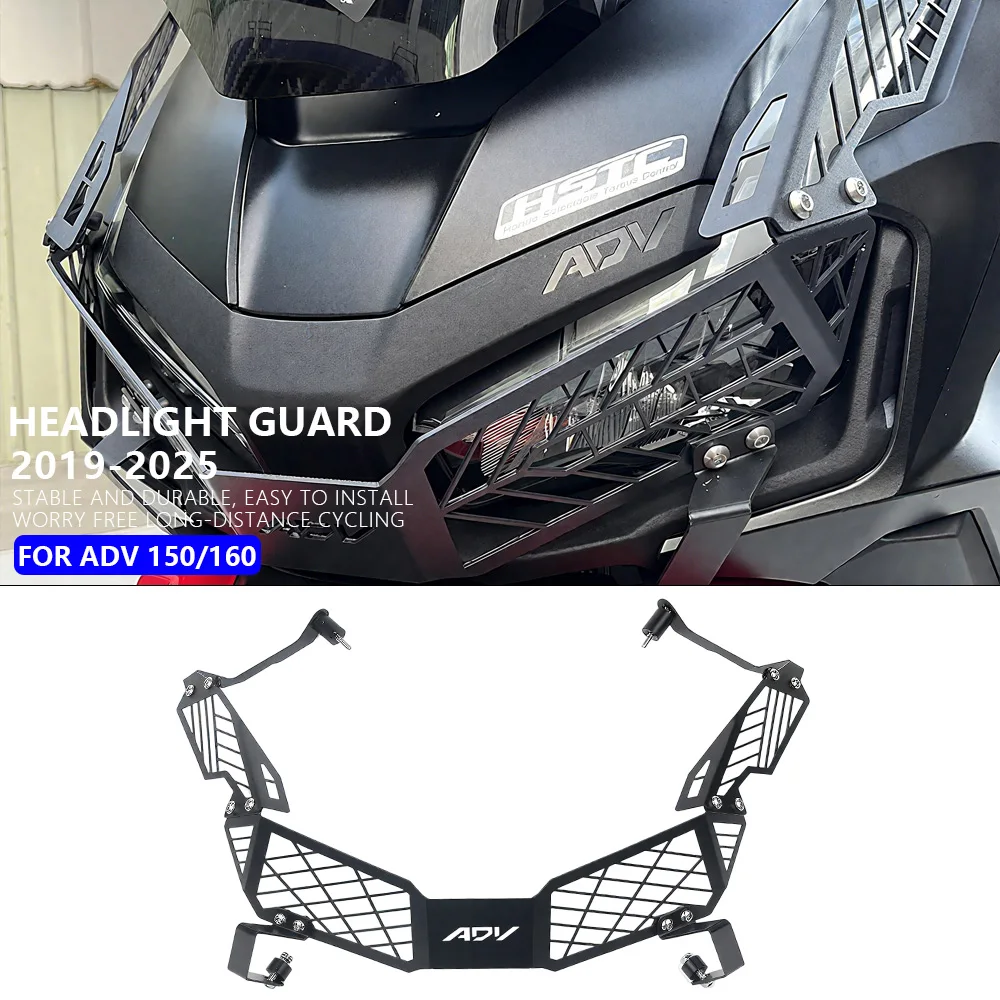 

For HONDA ADV 150 2019-2021 ADV 160 2022-2025 Motorcycle Headlight Guard Grille Protector Headlamp Cover Accessories