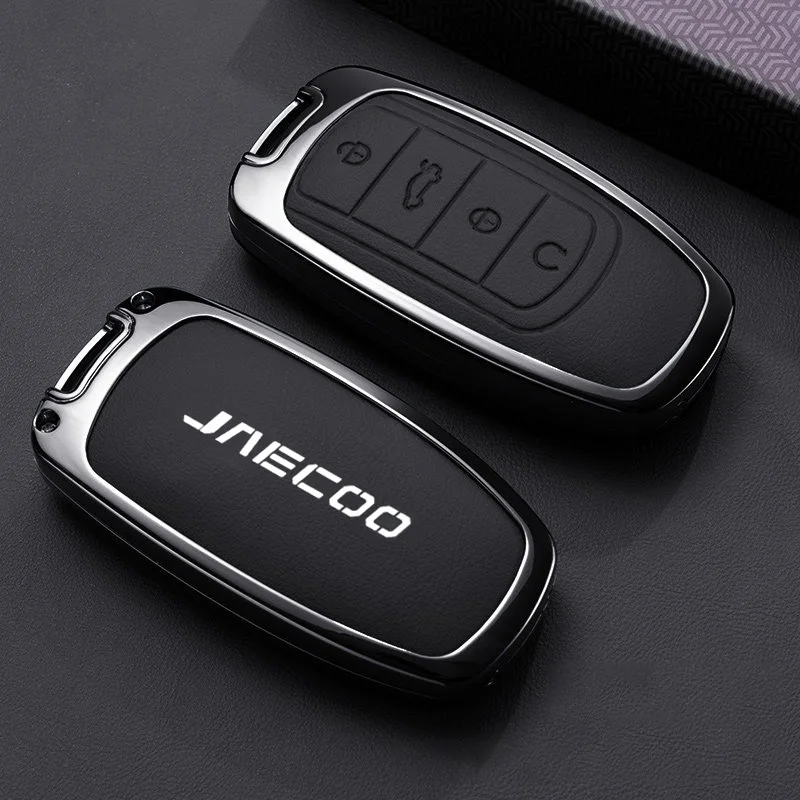 for Chery Jaecoo J7 Accessories 7 PHEV J5 5 2025 J8 8 2026 Car Key Case Keychain Remote Cover Shell Housing Ring Holder Fob image 4
