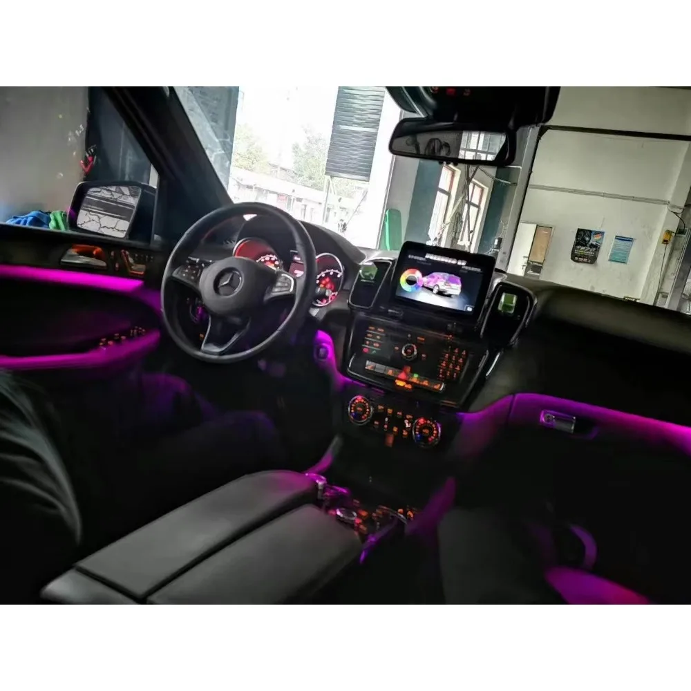 unique HYD  Ambient Lights Upgrade for Mercedes Benz GLE  W166 64 Colors