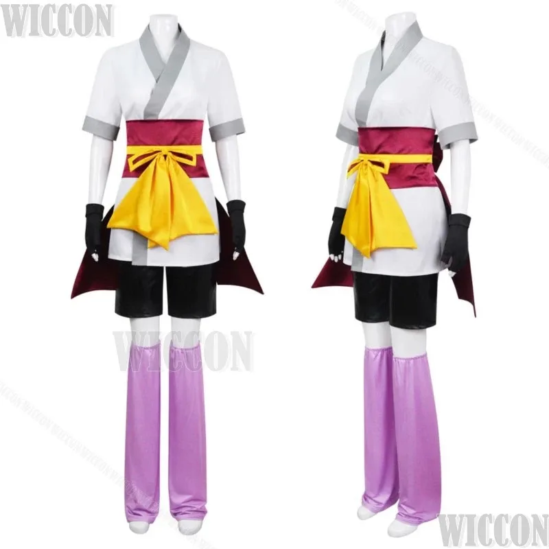 Disfraz de cosplay de personaje de anime "Sonic the Hedgehog" con peluca morada, adecuado para fiestas de Halloween y Navidad