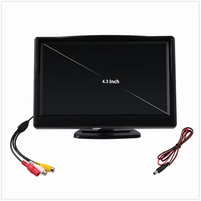New 4.3 Inch Car Display Easy to Install High-definition Reversing Image Universal Car Monitor