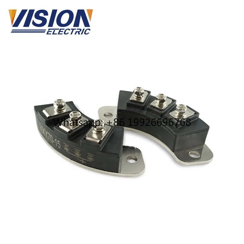 

Generator Alternator Rectifier Module MXG(Y)70 - 15 MXY/G70-16 MXY/G100-12 Bridge Rectifier Diode Pure Copper Full Ampere