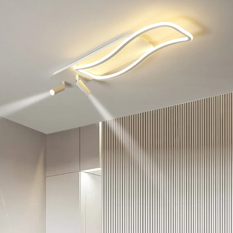 Imagem -03 - Moderna Lâmpada de Teto Led com Holofote Lustres do Corredor para Sala Estar Vestiário Luz Teto Decoração Casa Luminária