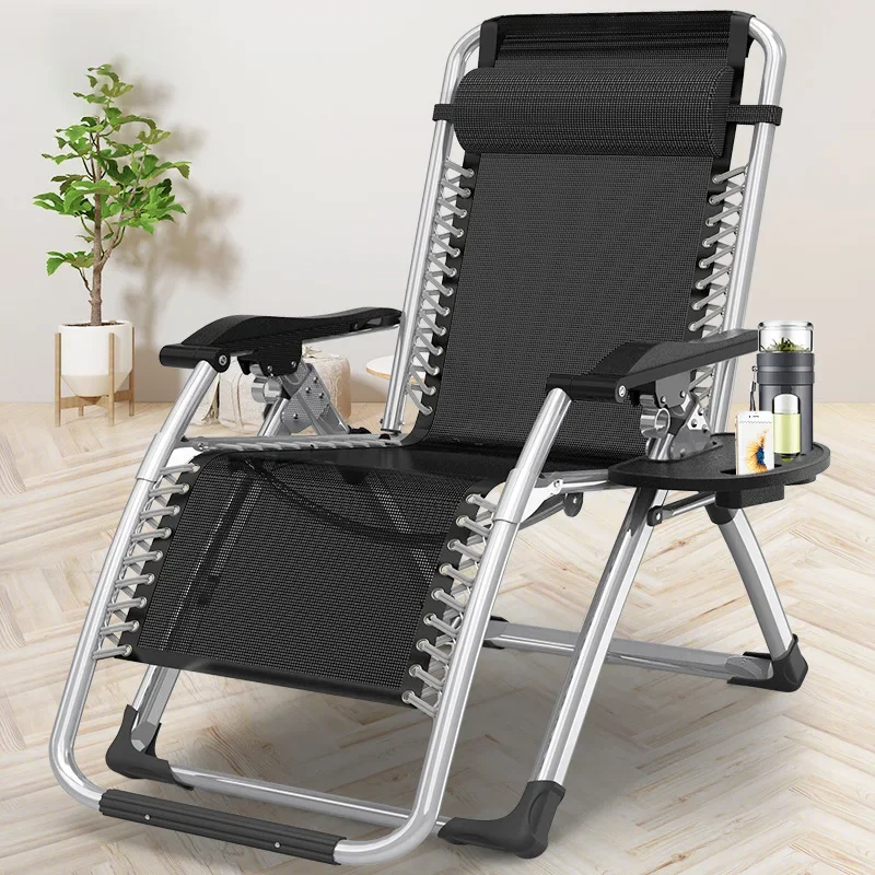 

Office lunch lounge chair folding chair nap leisure Adult lazy home balcony beach chair