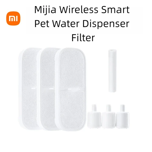 Xiaomi Mijia-Juego de filtros dispensadores de agua inteligentes inalámbricos para mascotas, fuente automática, dispensador de agua, juego de filtros de esterilización sin caja