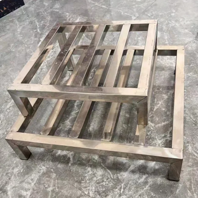 Heavy Du Stainl Steel Square Tube Welded elf Waer Rice Buet Base Single Layer Aquarium Stand etizing Equipment