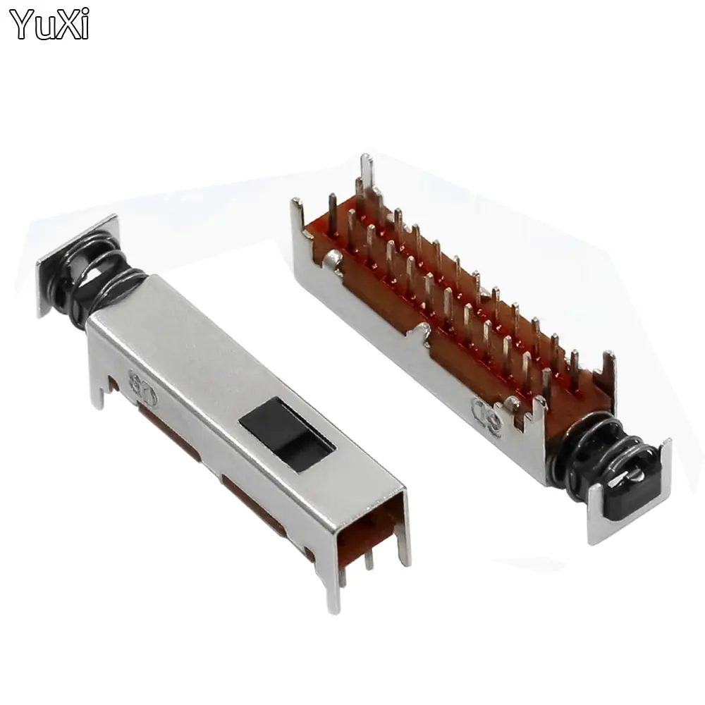 

YUXI 1PCS PS-82D02 Lockless Direct Key Switch Double Row 24 Pin Power Switch For Old Style Radio