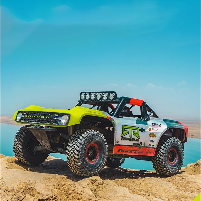 Fms Bronco 1/7 4wd Rc Auto Simulatie Borstelloze Hoge Snelheid Gewelddadige Racing Korte Kaart Elektrische Afstandsbediening Voertuig Model Gift