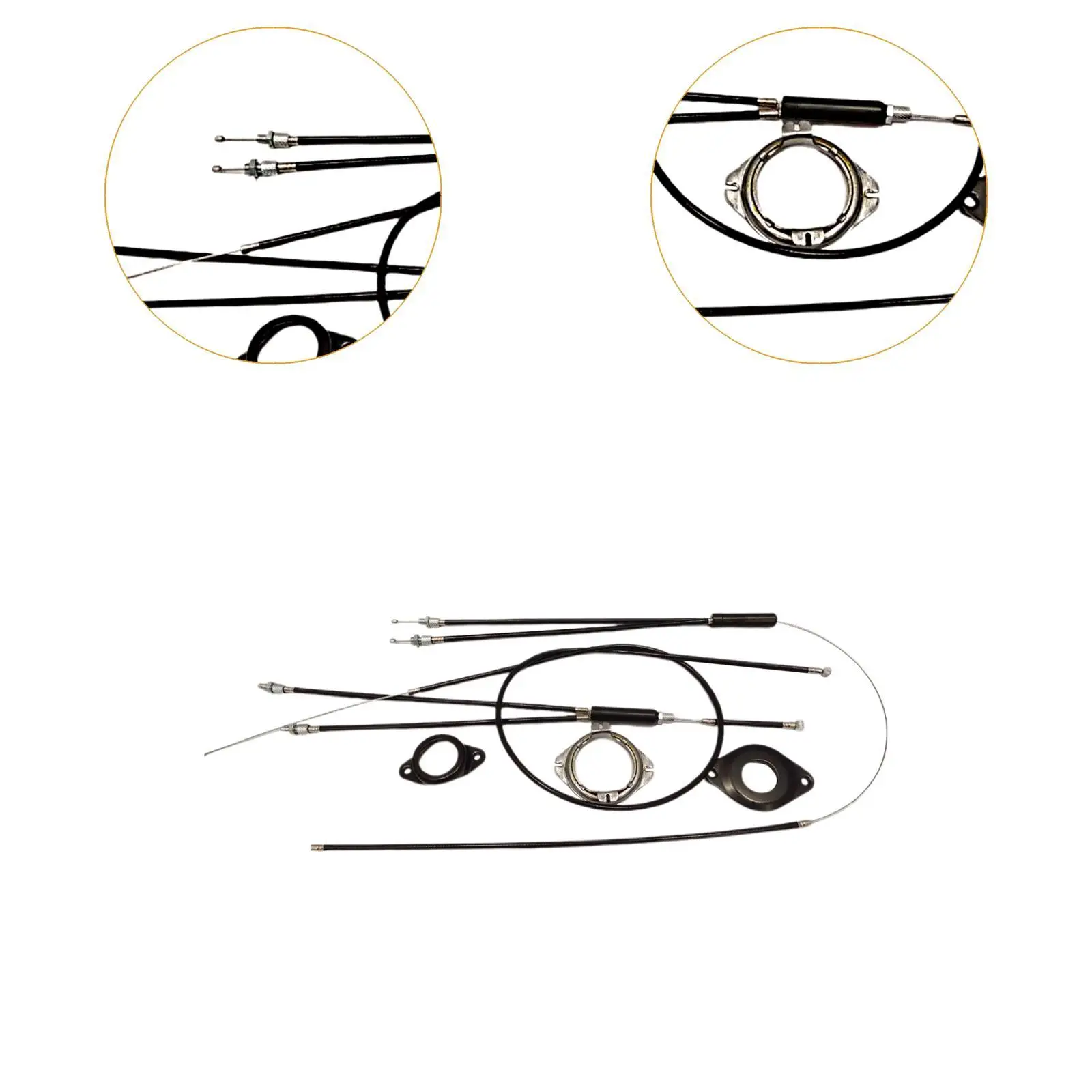 كابلات فرامل BMX Gyro للرجال والنساء مكونات قطع غيار الدراجات مع دوار دوار دوار