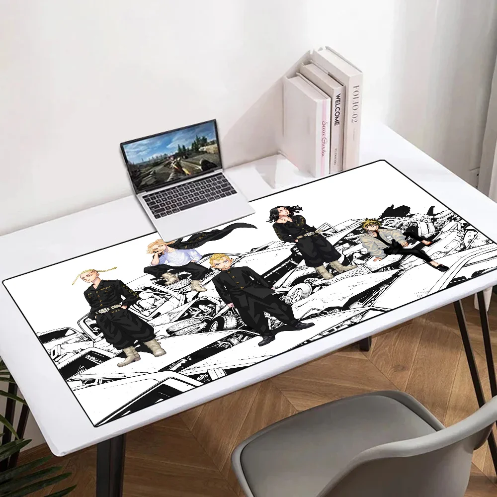 Anime Tokyo Revengers Mousepad Mouse Mat Desk Mat With Pad Gaming Accessories Prime Gaming XXL Keyboard Pad Padding Mat