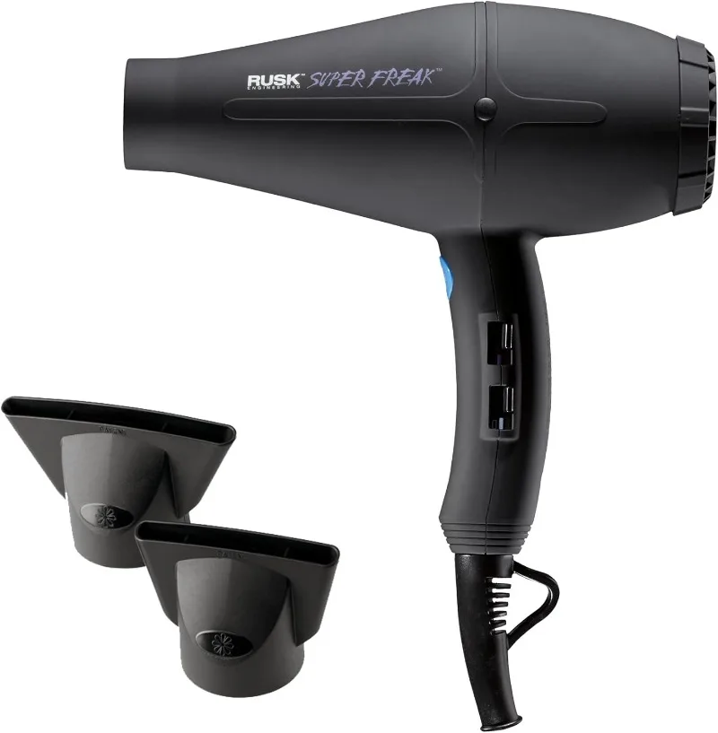 

RUSK Ceramic and Tourmaline Professional 2000 Watt Hair Dryer - 7 Heat and Speed Settings Deliver Superior Airflow and Pressure