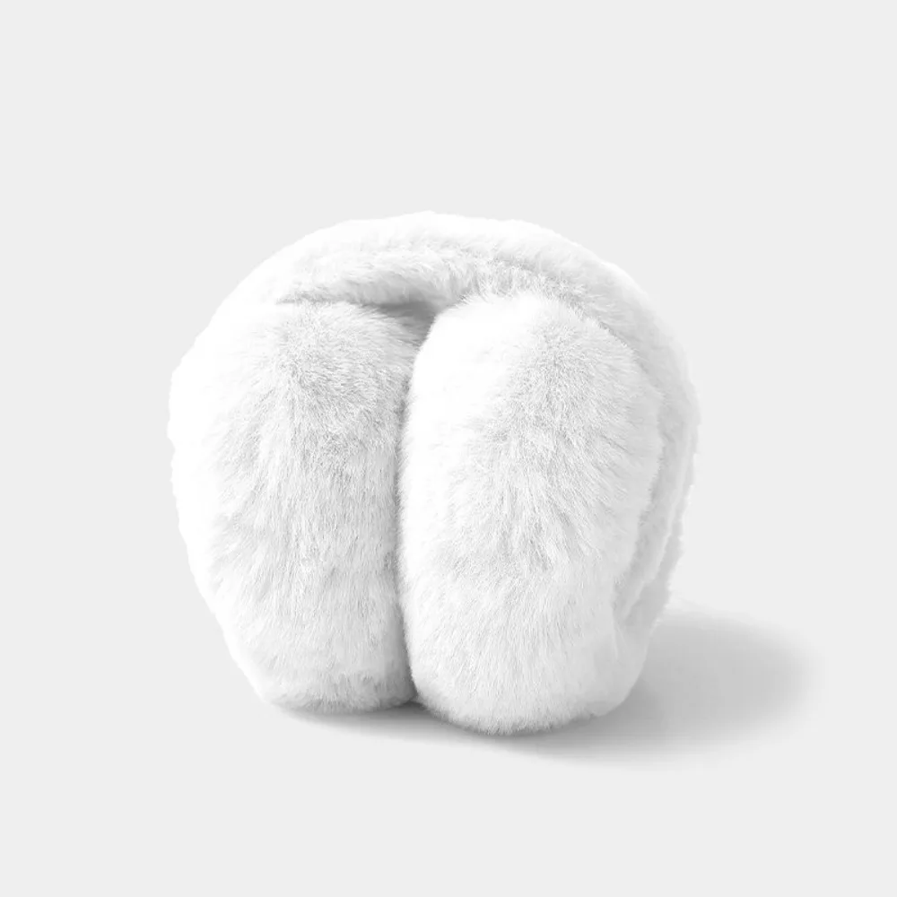 Fashion Winter Warm Earmuffs Cold Protection Portable Foldable Earflaps Soft Faux Fur Ear-Muffs For Women man