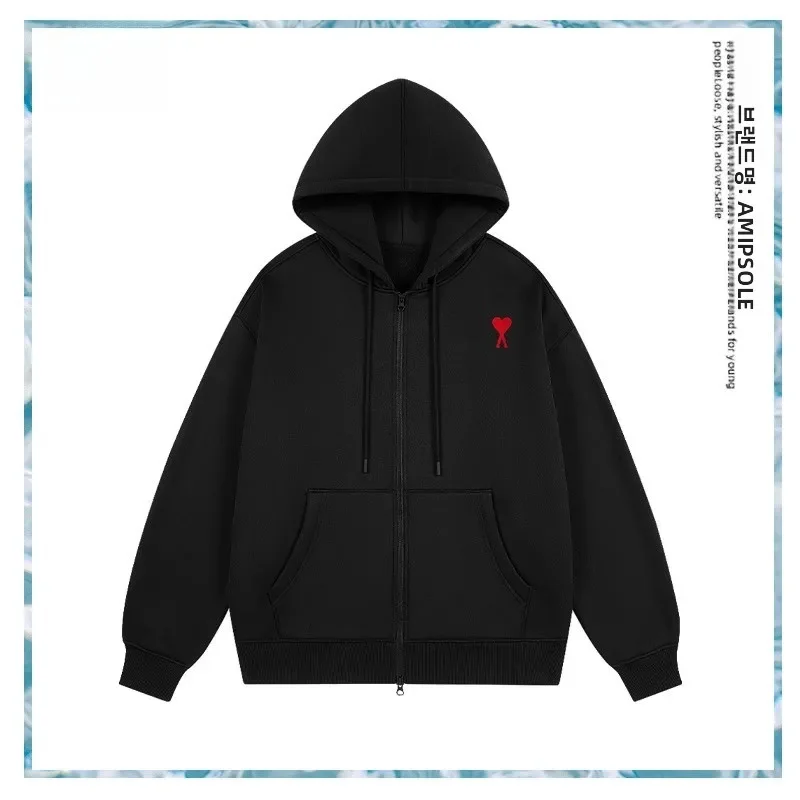 

Teenage hoodies, heart-shaped men's and women's sweatshirts, warm cotton polyester, spring and autumn outdoor sports hoodies