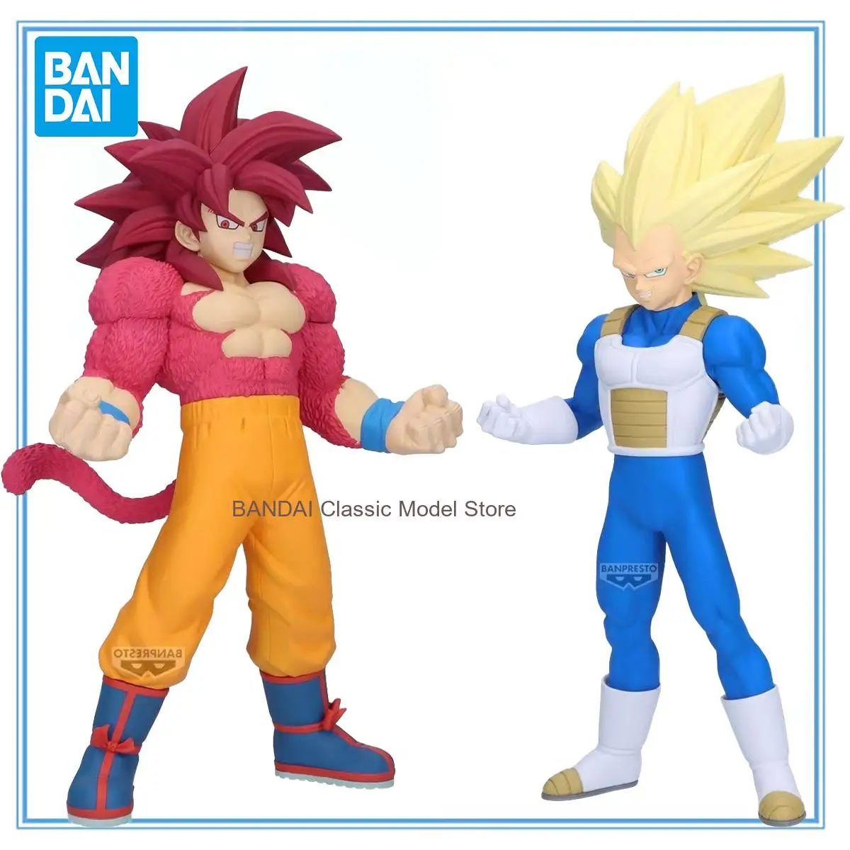 

Оригинальная коллекционная серия фигурок Bandai Spirits BANPRESTO Dragon Ball: Дайма Сон Гоку SSJ4 и Вегета SSJ3