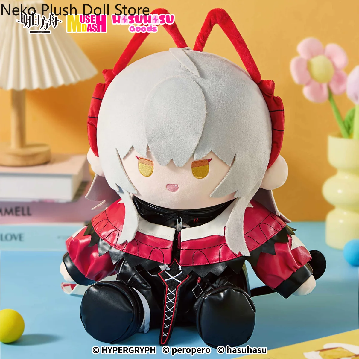 

Arknights xMuse Dash Amiya Veshdell 30 см аниме сидячая поза фигурка идол плюшевые подушки подарок на день рождения для девочек подушка косплей