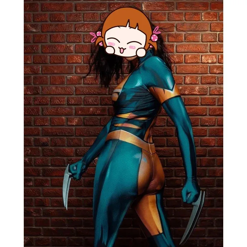 

Новинка 2029, костюм для взрослых/детей X-23 Laura Kinney X-men, женский костюм для косплея, костюм супергероя, боди на Хэллоуин, женский костюм для девочек, леди Zen eqs9X