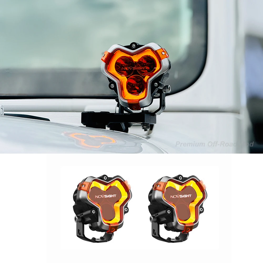 

For 2021-2025 Tank 300 SUV Off-Road Light Aluminum Alloy High-Efficiency Heat Dissipation HALO Ring Light