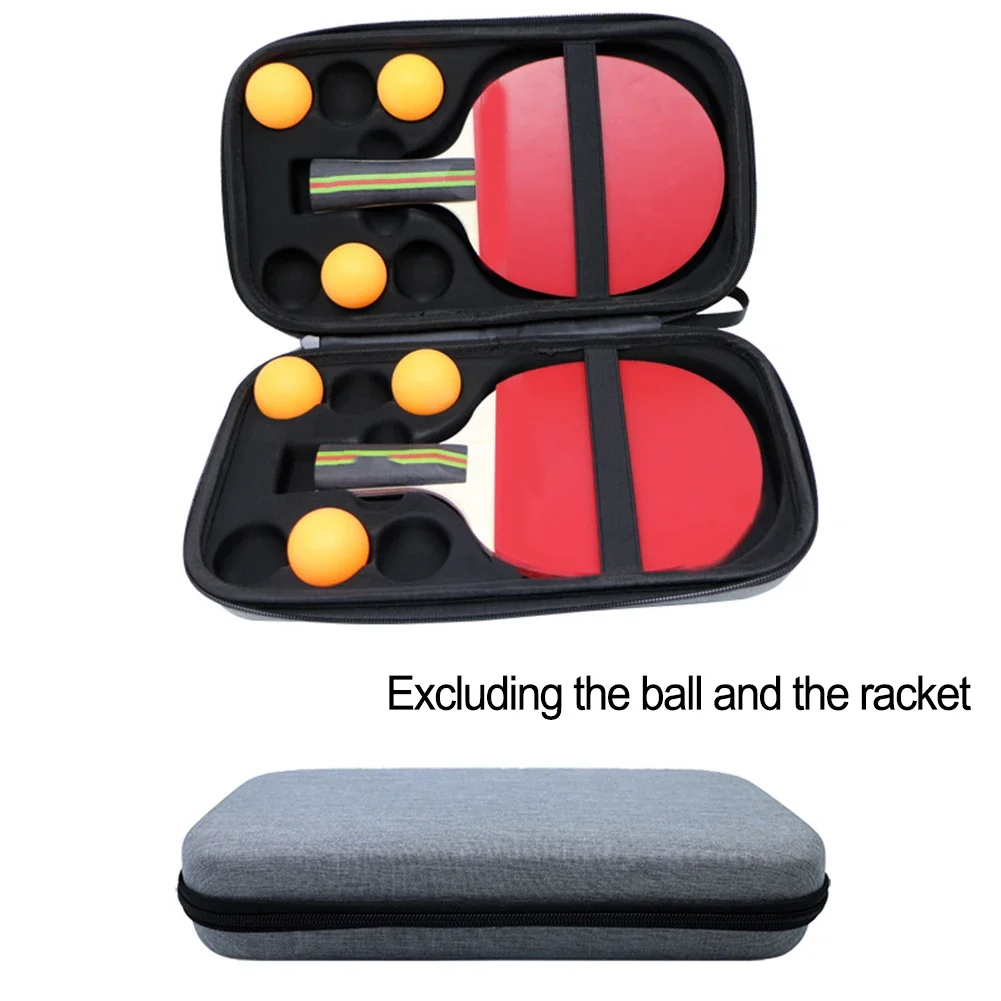 

Функциональный чехол для весла для настольного тенниса с твердой мягкой подкладкой и двусторонней молнией для быстрого доступа и хранения