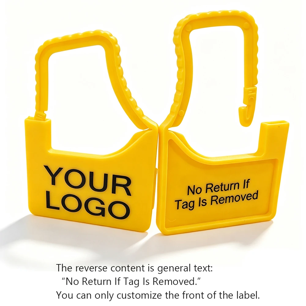 10 Etiquetas Personalizadas para Roupas, Lacres de Segurança Plásticos Personalizados, Impressão de Logotipo para Vestuário, Calçados, Bolsas e Produtos, Etiqueta para Presente