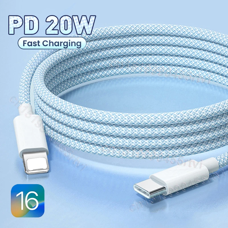 20W PD kabel USB C dla iPhone 14 13 12 Pro Max szybkie ładowanie kabel USB C dla iPhone 12 Mini Pro Max dane kabel USB typu C 1/2M - AliExpress 202192403
