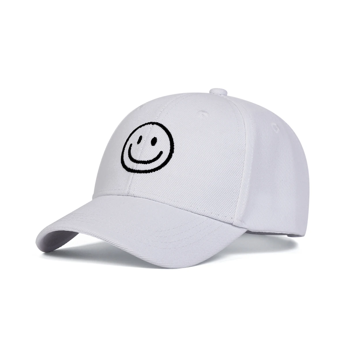 Children Smiling Embroidery Baseball Caps Spring Summer Outdoor Adjustable Casual Hats Boy Girl Travel Sunscreen Hat