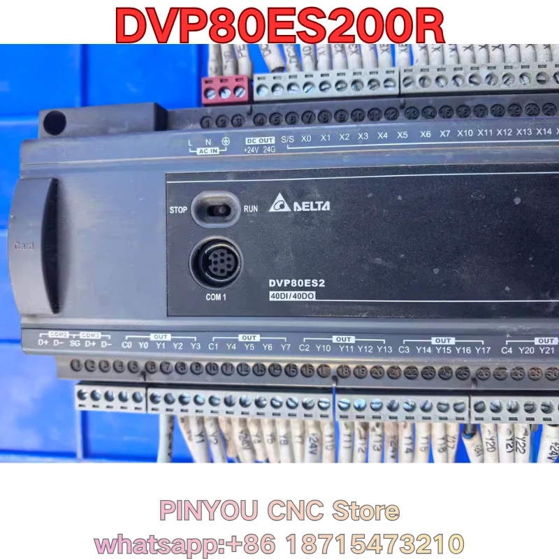 Second-hand DVP80ES200R PLC controller function test is normal Latest Prices as of September 2026