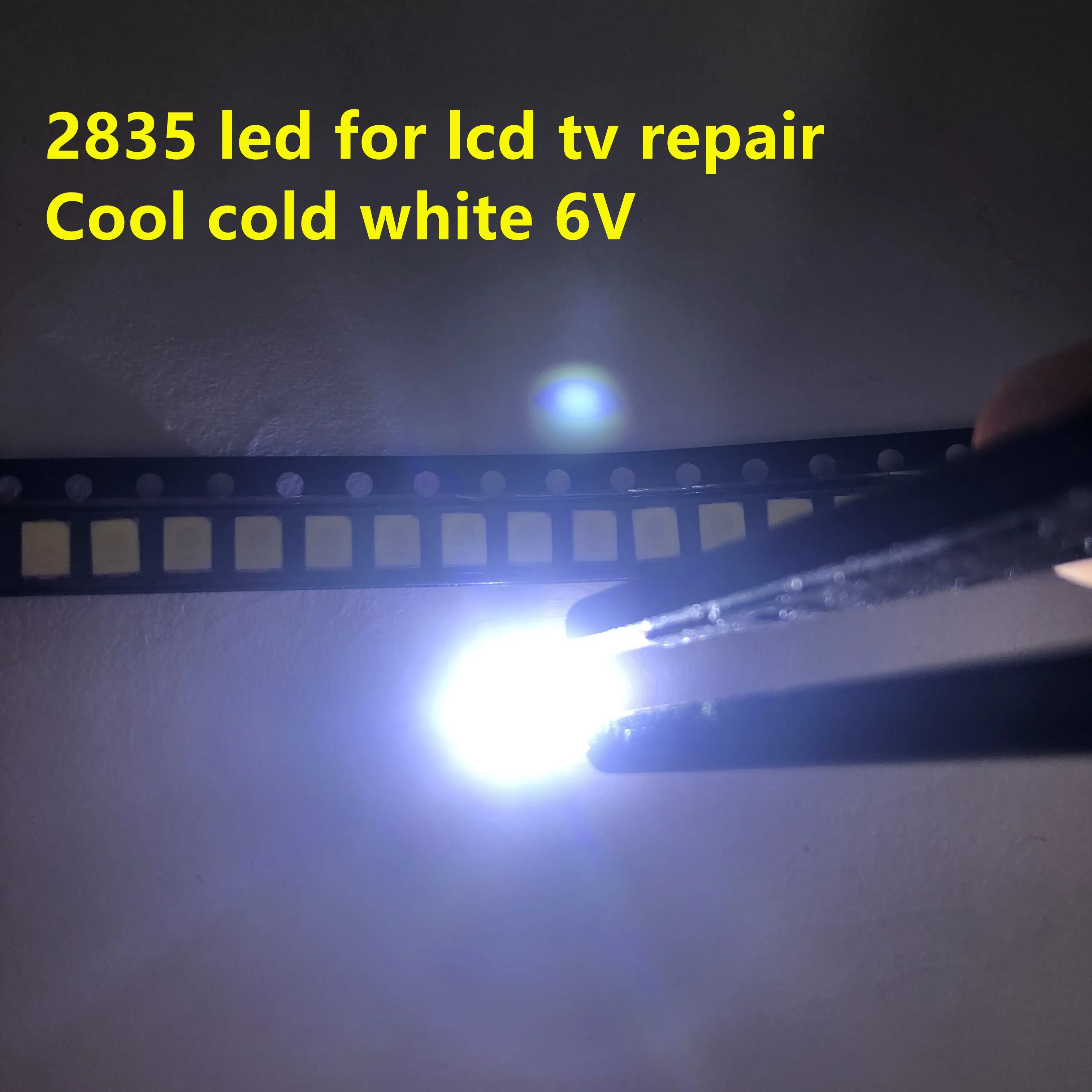 50PCS Original LEXTAR 2835 3528 1210 6V 2W SMD LED For Repair TV Backlight Cold white LCD Backlight LED