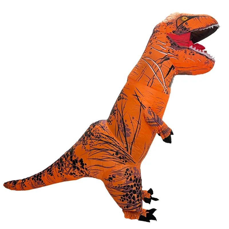 Kostum Tyrannosaurus Rex tiup CyAdult, pakaian cosplay Halloween, properti pesta perayaan festival, hadiah, set kostum
