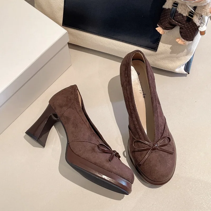 Bow Women Mid Heels… - image