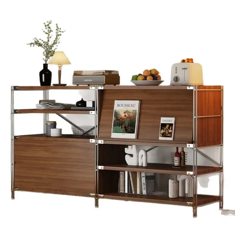 Household multi-functional dining side cabinet, living room floor-to-ceiling coffee cabinet