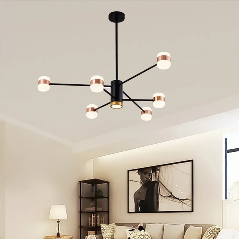 البساطة الثريات الجديدة لتناول الطعام غرفة المعيشة المطبخ بهو فيلا معرض مكتب غرفة نوم بار داخلي المنزل مصابيح تعليق للزينة #3