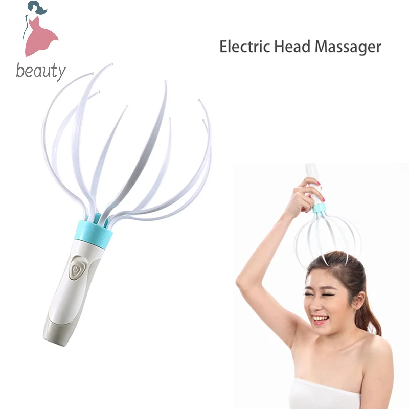 Head Massager Scalp Vibration Massage  Eight Claw Electric Household Massager