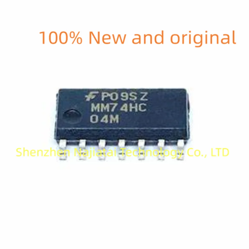 10 шт./лот 100% Новый оригинальный чип MM74HC04MX MM74HC04 MM74HC SOP-14 IC