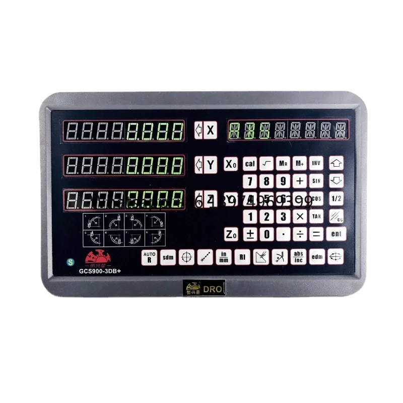 Hxx Analysis Measuring Instruments Tools 2 Axis Dro Digital Readout for Tunnel Boring Machine/other Machine Tool Equipment